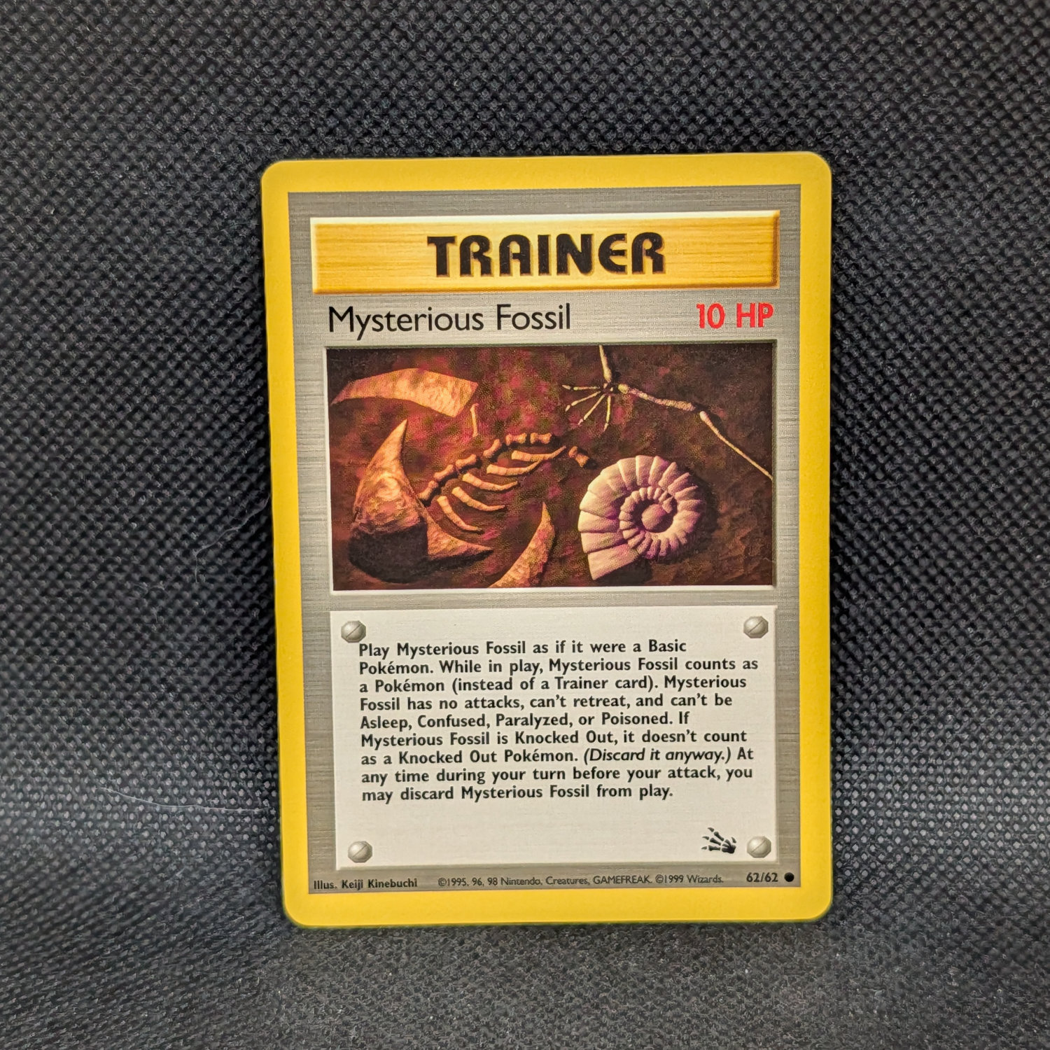 Pokémon Mysterious Fossil Fossil Set 62/62 Common Trainer · Near Mint