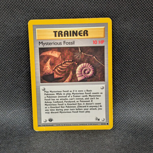 Pokémon Mysterious Fossil Fossil Set 62/62 Common · Lightly Played
