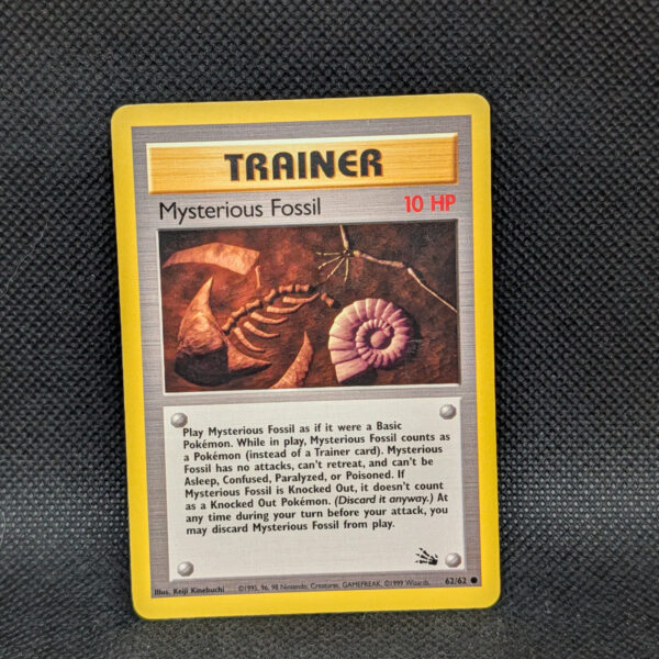 Pokémon Mysterious Fossil Fossil Set 62/62 Common Trainer · Lightly Played