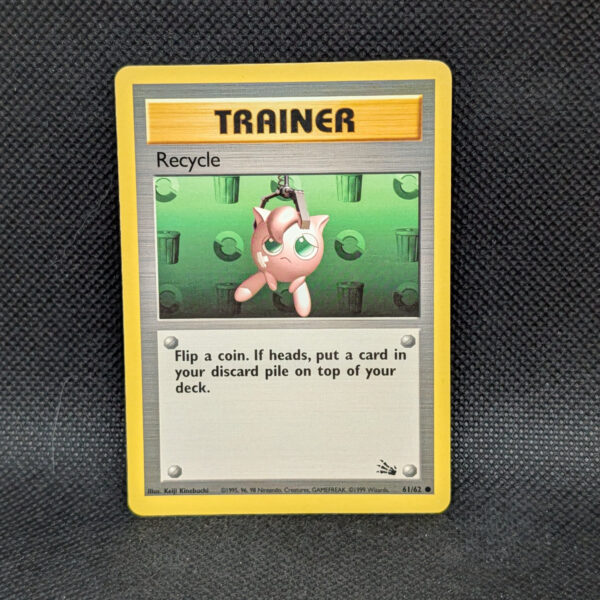 Pokémon Recycle Fossil 61/62 Common Trainer · Near Mint