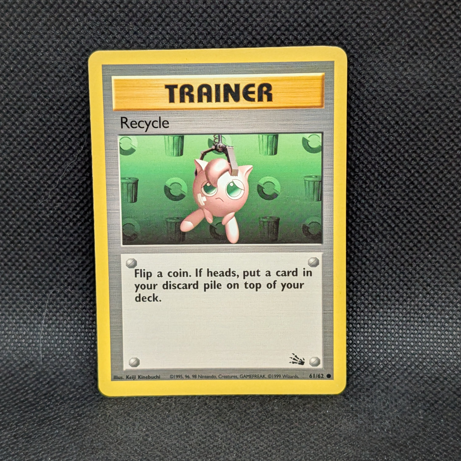 Pokémon Recycle Fossil 61/62 Common Trainer · Near Mint