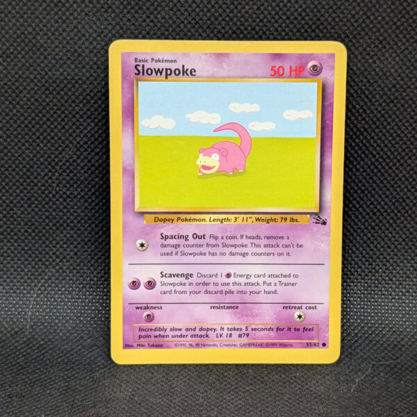 Pokémon Slowpoke Fossil Set 55/62 Common · Lightly Played Unlimited