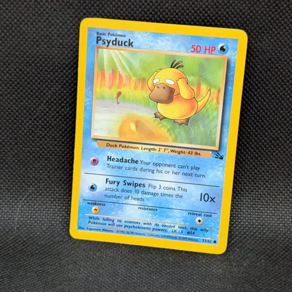 Pokémon Psyduck Fossil Set 53/62 Common · Lightly Played
