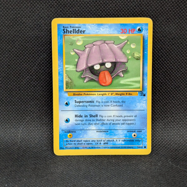Pokémon Shellder Fossil Set 54/62 Common · Lightly Played