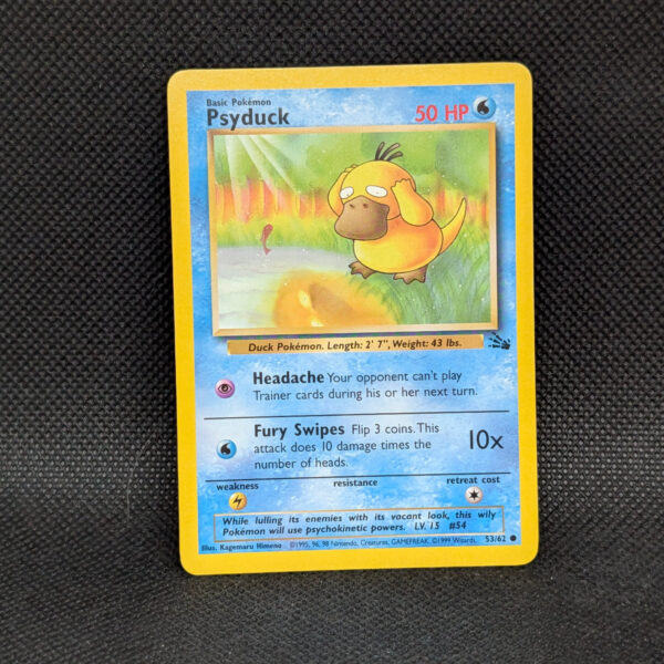 Pokémon Psyduck Fossil Set 53/62 Common · Lightly Played Unlimited