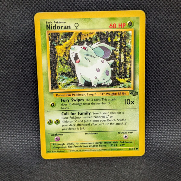 Pokémon Nidoran ♀ Jungle Set 57/64 Common · Lightly Played