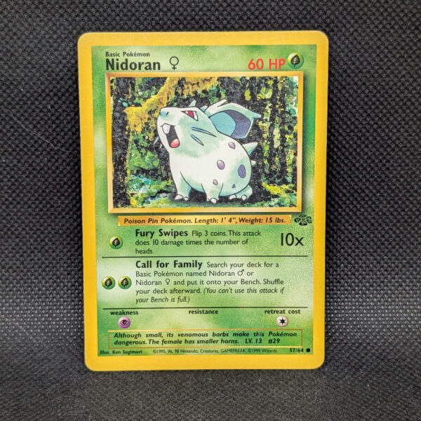 Pokémon Nidoran ♀ Jungle Set 57/64 Common · Lightly Played