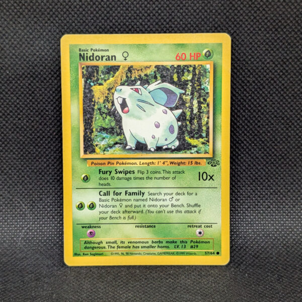 Pokémon Nidoran ♀ Jungle Set 57/64 Common · Near Mint Unlimited