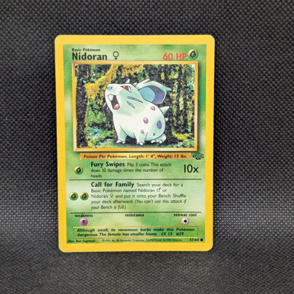 Pokémon Nidoran ♀ Jungle Set 57/64 Common · Lightly Played