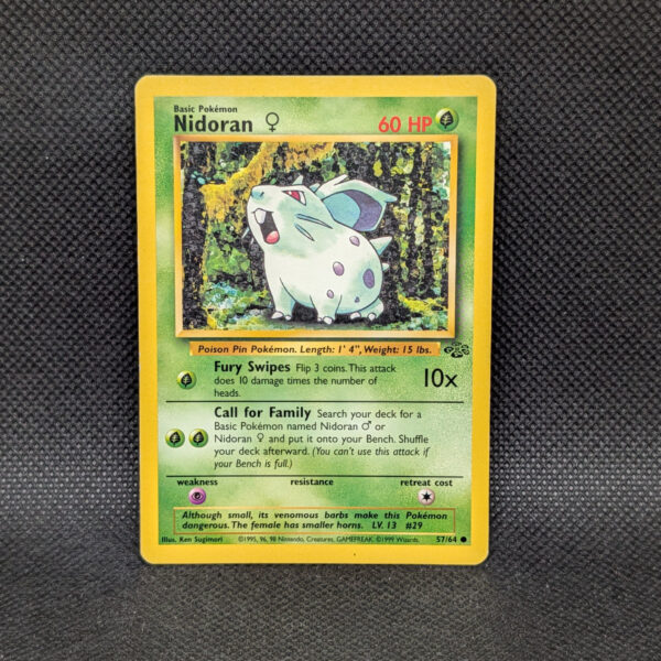 Pokémon Nidoran ♀ Jungle Set 57/64 Common · Lightly Played