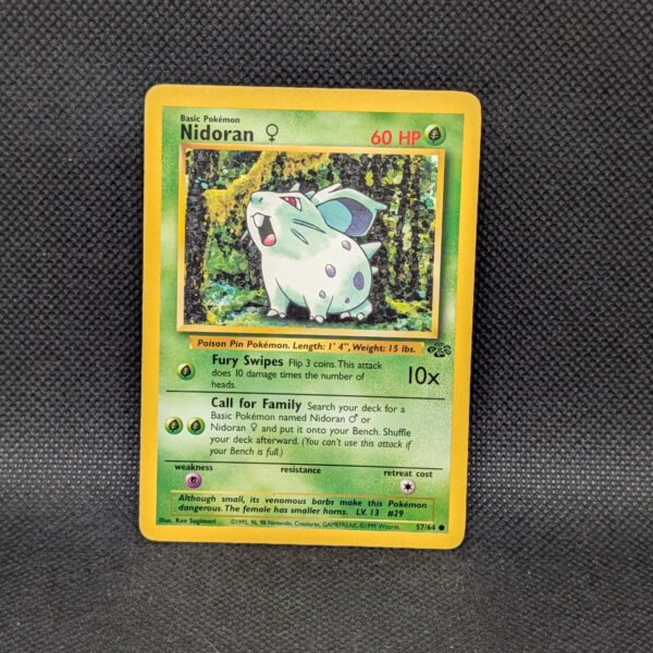 Pokémon Nidoran♀ Jungle Set 57/64 Common · Lightly Played Unlimited