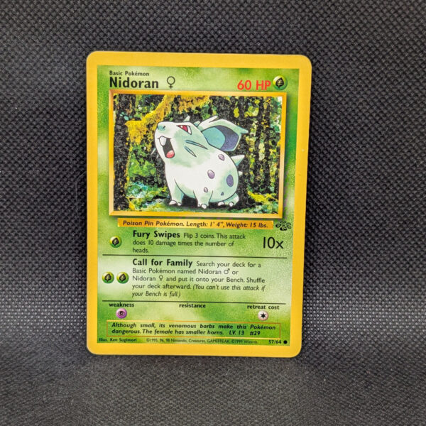Pokémon Nidoran ♀ Jungle Set 57/64 Common Unlimited · Lightly Played