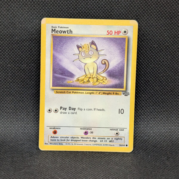 Pokémon Meowth Jungle Set 56/64 Common · Lightly Played Unlimited