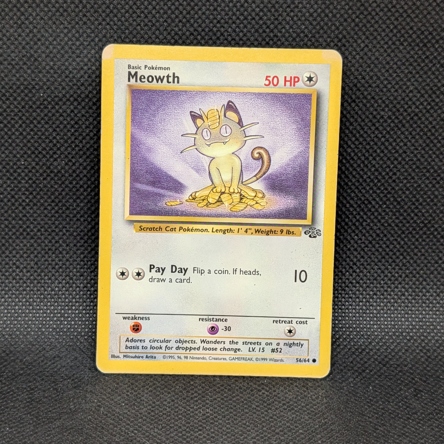 Pokémon Meowth Jungle Set 56/64 Common · Lightly Played Unlimited