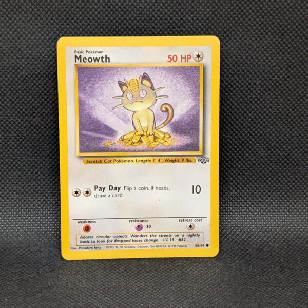 Pokémon Meowth Jungle Set 56/64 Common · Lightly Played Unlimited