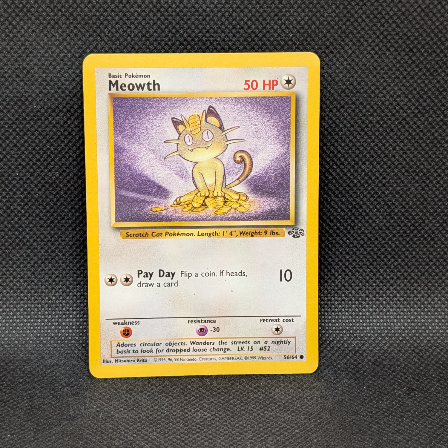 Pokémon Meowth Jungle Set 56/64 Common · Lightly Played Unlimited
