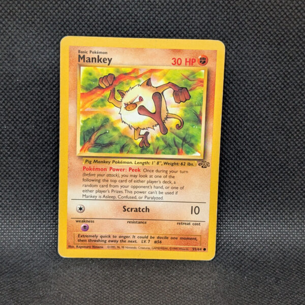 Pokémon Mankey Jungle Set 55/64 Common · Lightly Played Unlimited
