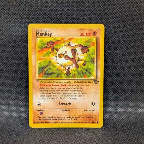 Pokémon Mankey Jungle 55/64 Common · Near Mint · Unlimited