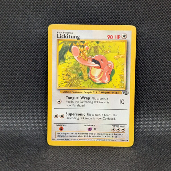Pokémon Lickitung Jungle Set 38/64 Uncommon · Lightly Played