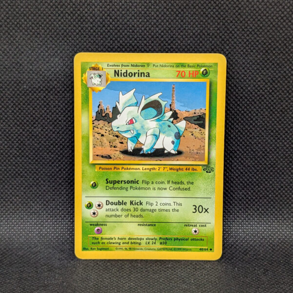 Pokémon Nidorina Jungle Set 40/64 Common · Lightly Played