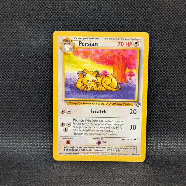 Pokémon Persian Jungle 42/64 Uncommon Unlimited · Lightly Played