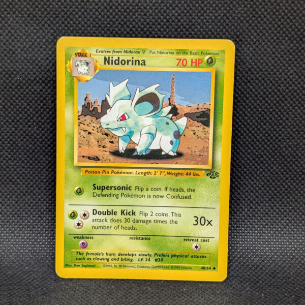 Pokémon Nidorina Jungle Set 40/64 Common · Lightly Played