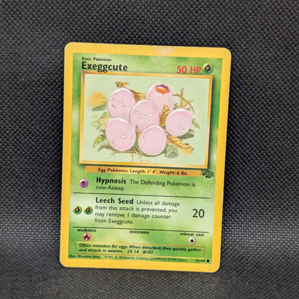Pokémon Exeggcute Jungle Set 52/64 Common · Lightly Played