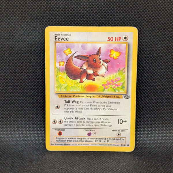 Pokémon Eevee Jungle Set 51/64 Common Unlimited · Lightly Played