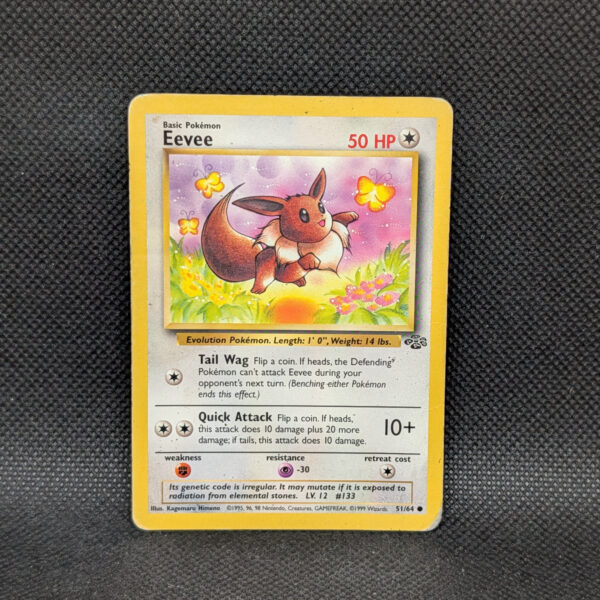 Pokémon Eevee Jungle Set 51/64 Common Unlimited · Lightly Played