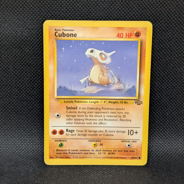 Pokémon Cubone Jungle Set 50/64 Common · Lightly Played