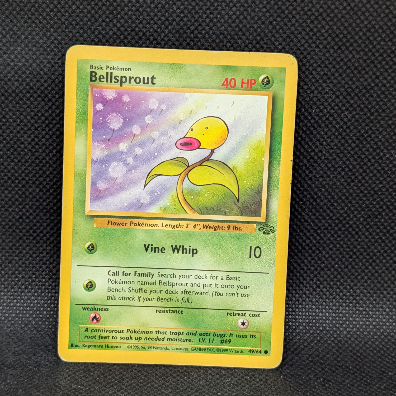 Pokémon Bellsprout Jungle 49/64 Common · Lightly Played Unlimited