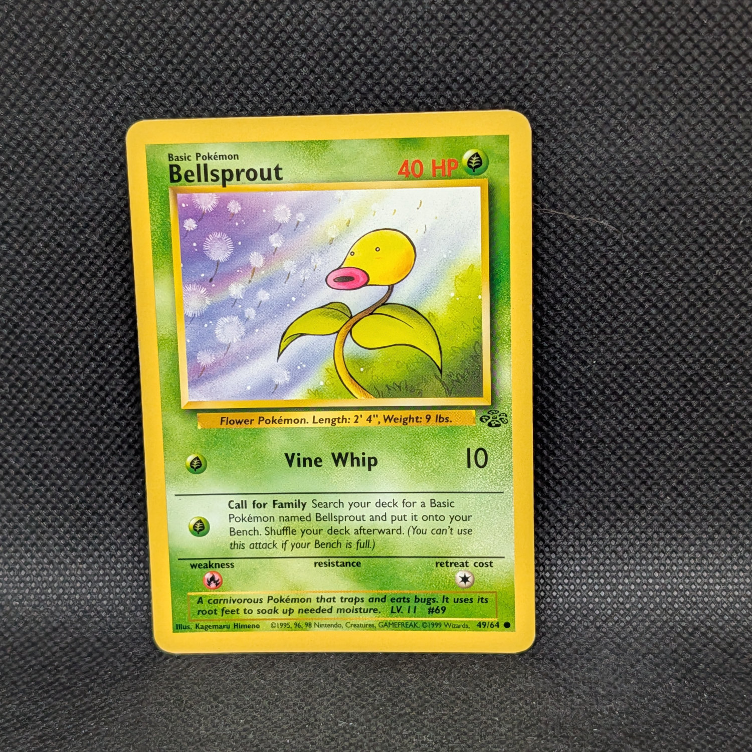 Pokémon Bellsprout Jungle Set 49/64 Common · Lightly Played