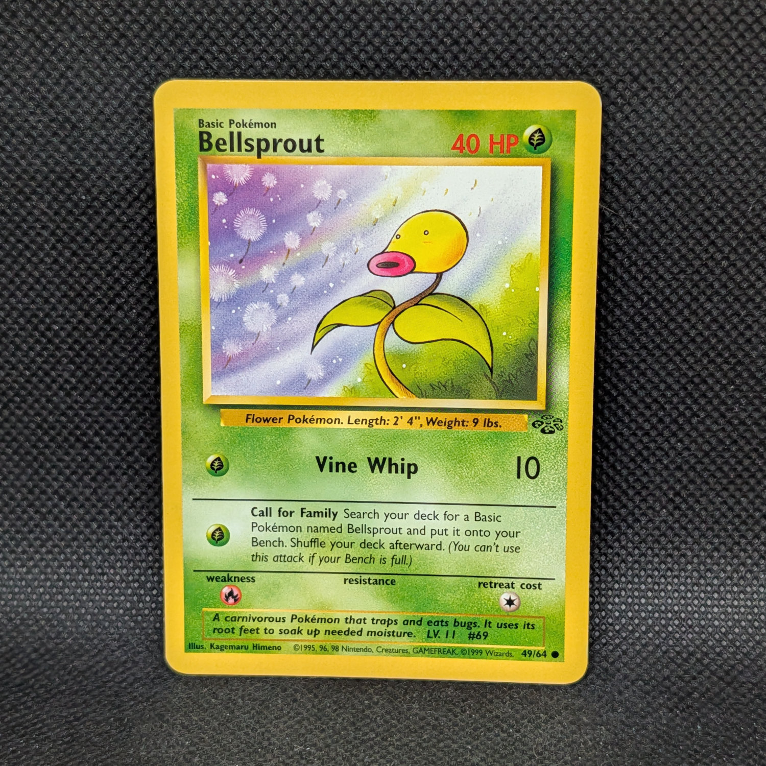 Pokémon Bellsprout Jungle Set 49/64 Common · Lightly Played
