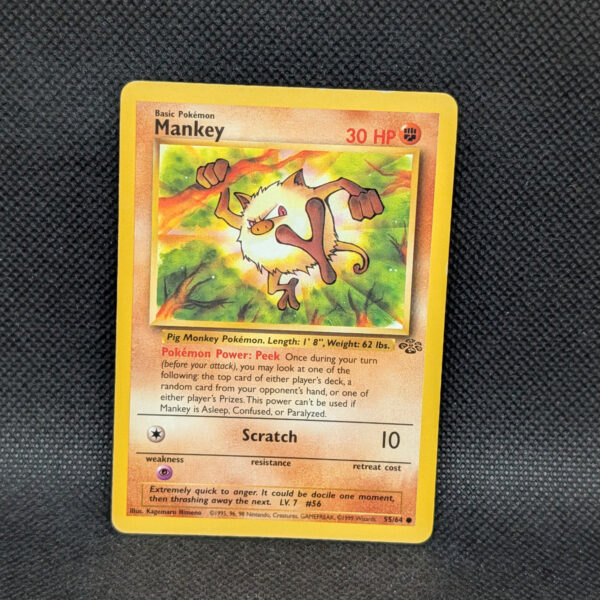 Pokémon Mankey Jungle Set 55/64 Common · Near Mint