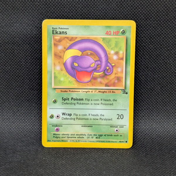 Pokémon Ekans Jungle Set 46/62 Common · Lightly Played Unlimited